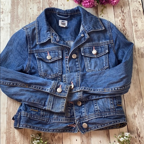 Gap jean jacket for girls size medium - Picture 3 of 5